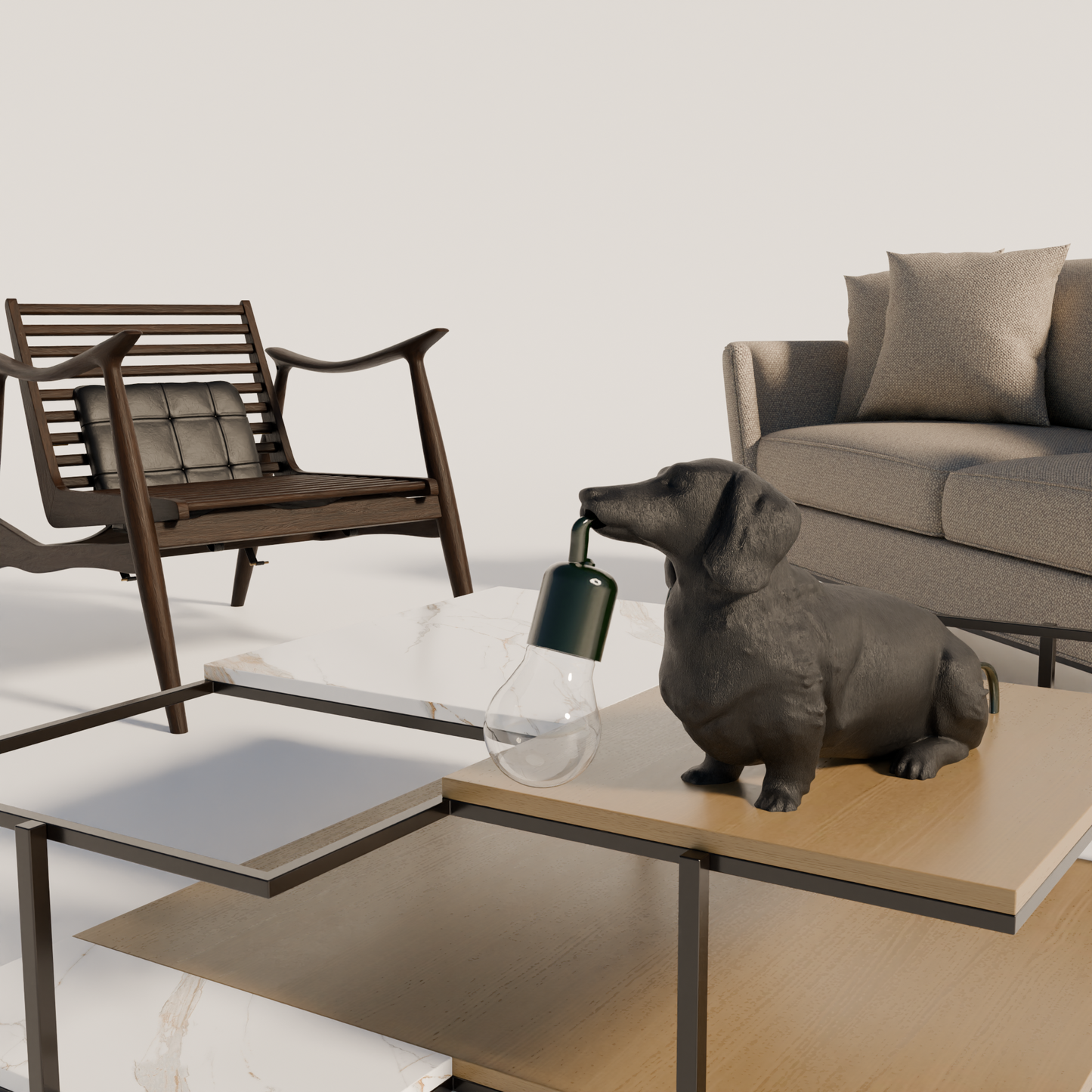 Dog Table Lamp Collection