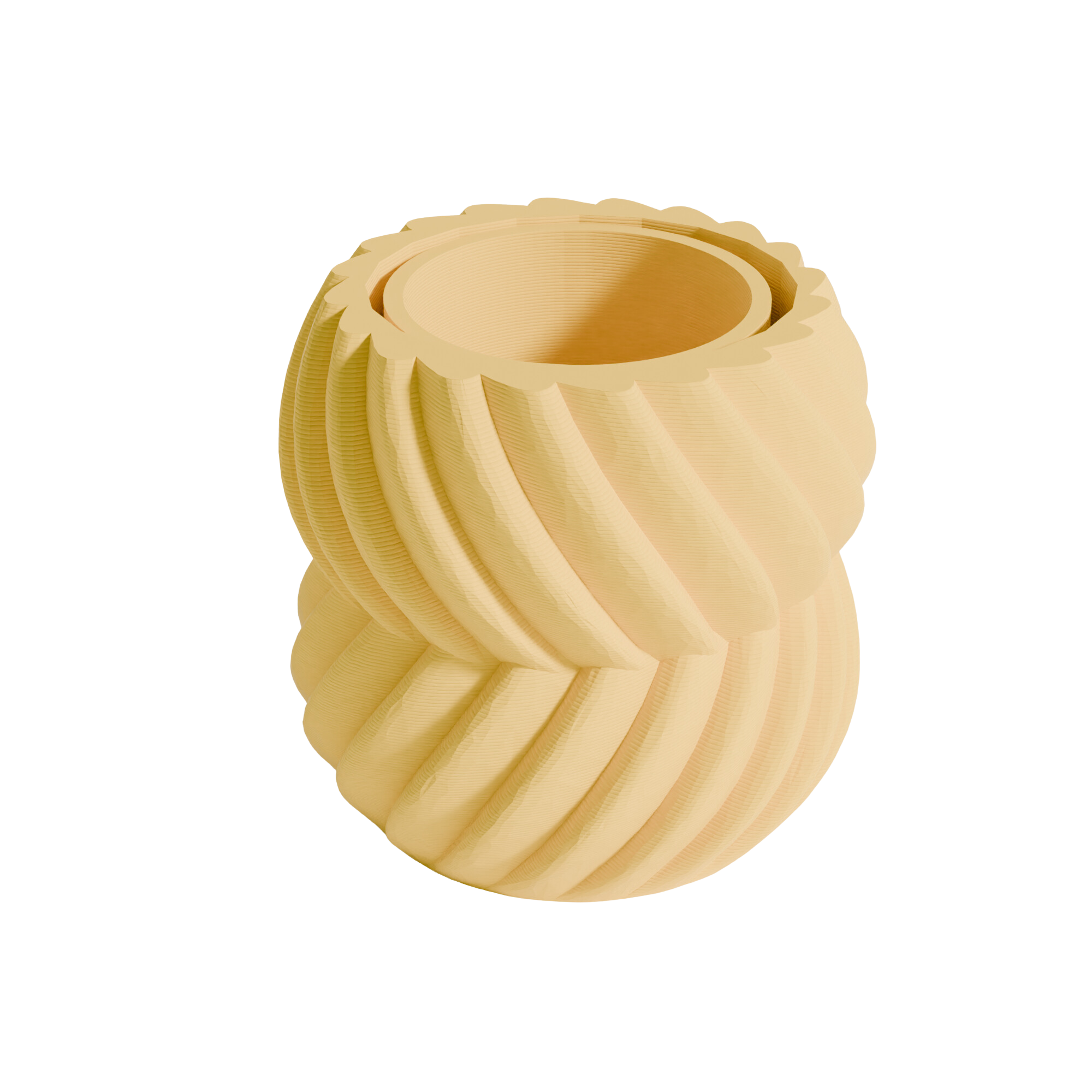 Vaso di design Nuoro edizione gialla