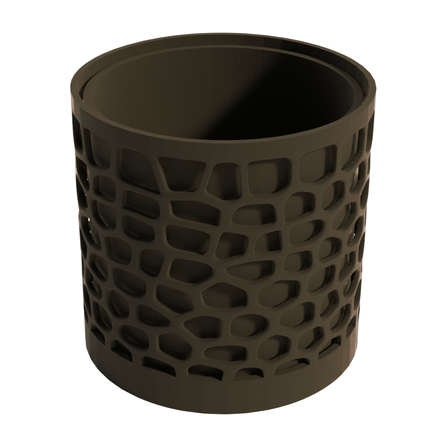 Vaso design Bergamo edizione nera