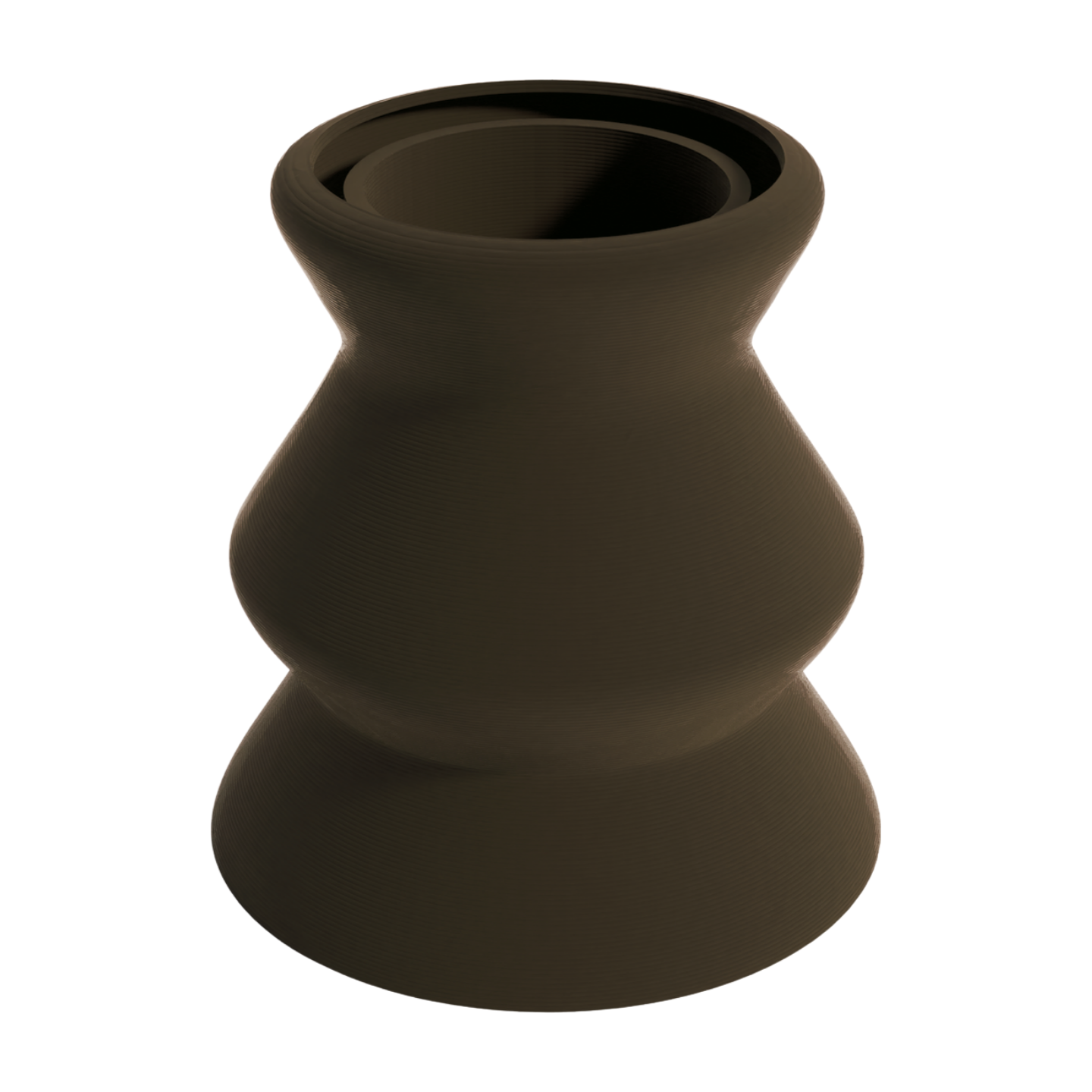 Vaso design Trapani edizione nera