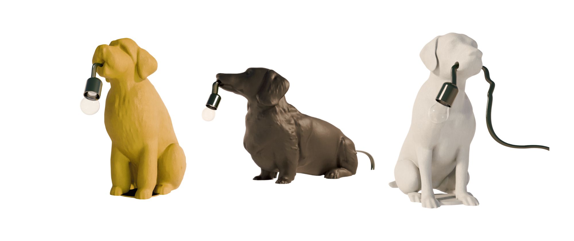 Dog Table Lamp Collection