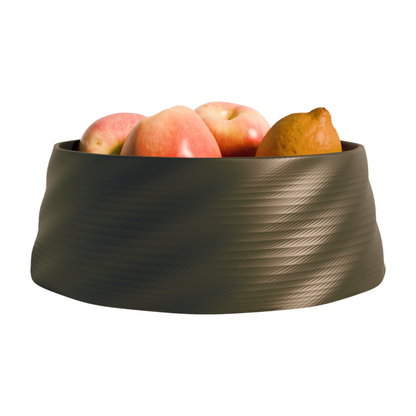 Castellana fruit bowl black