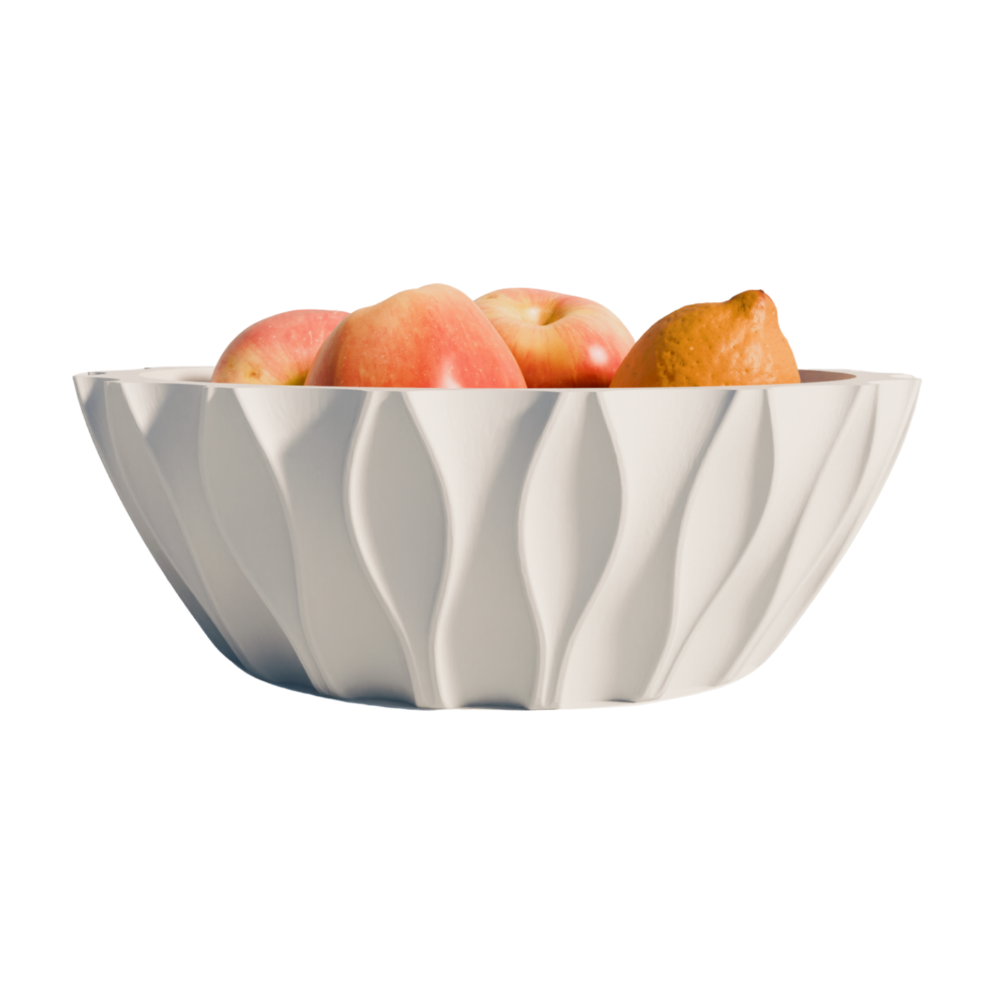 Bolognola fruit bowl white