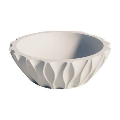 Bolognola fruit bowl white