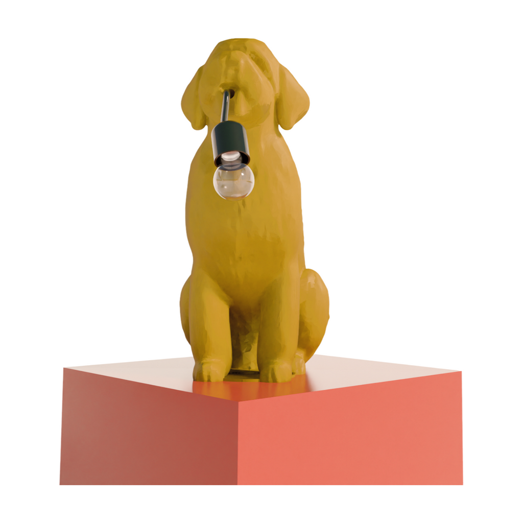 Goldendoodle tafellamp