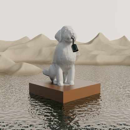 Goldendoodle Table Lamp