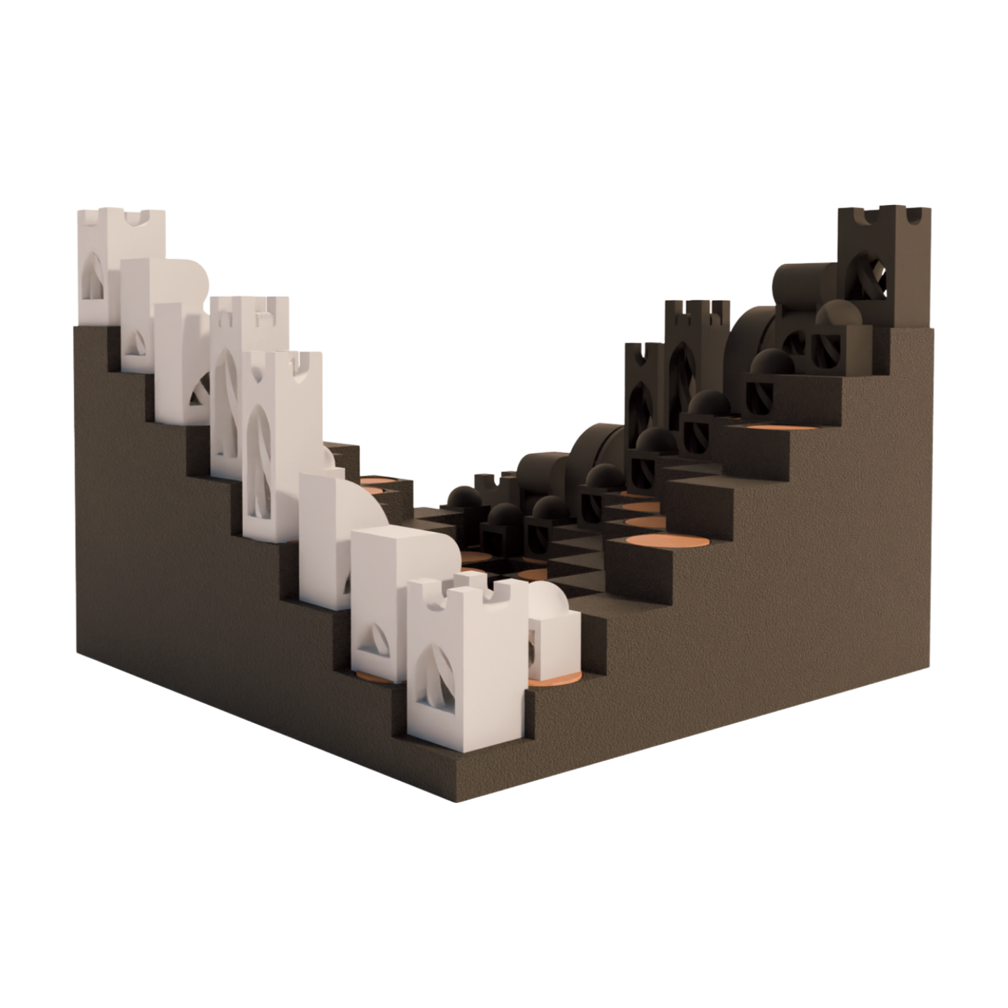 Milano 3D Chess Board