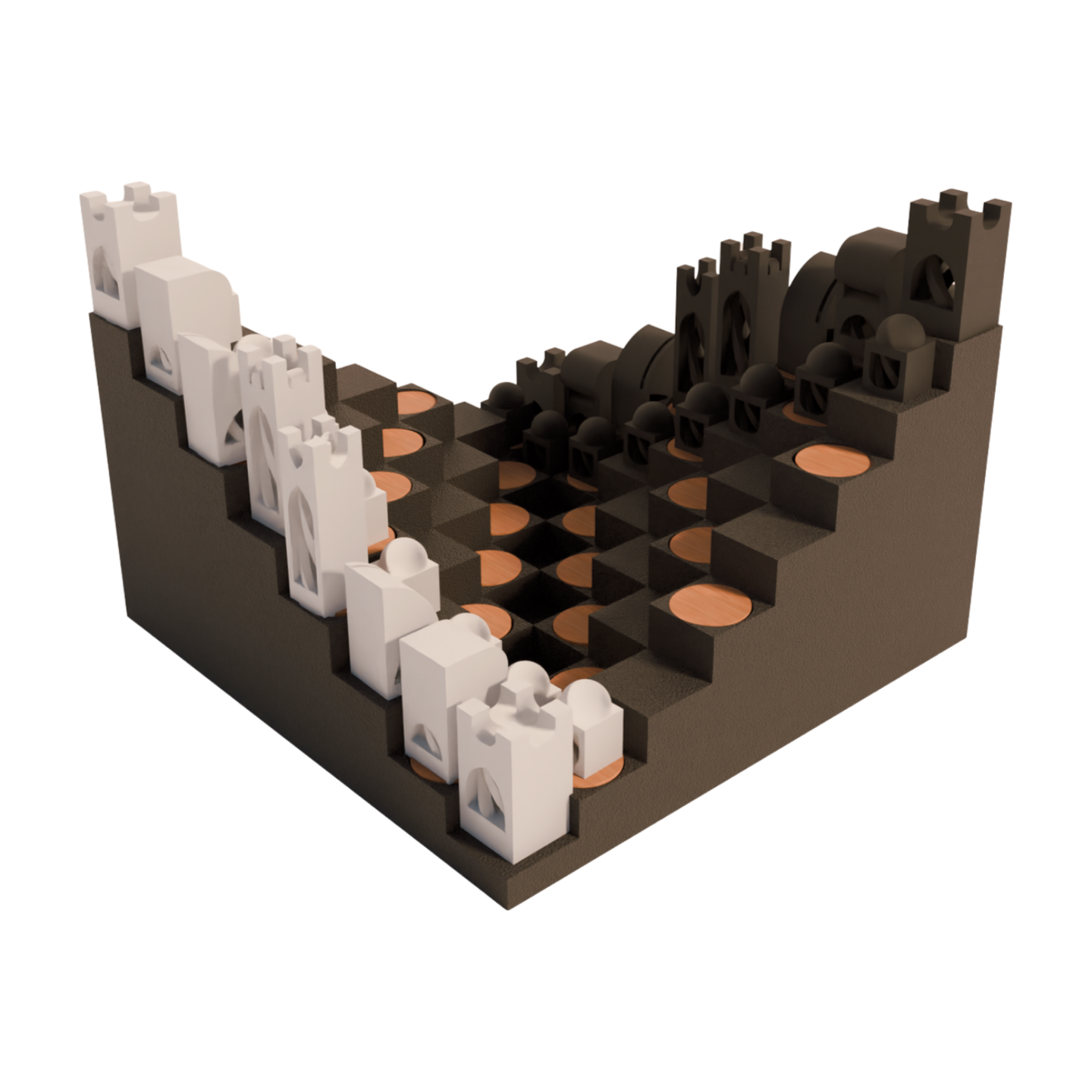 Milano 3D Chess Board