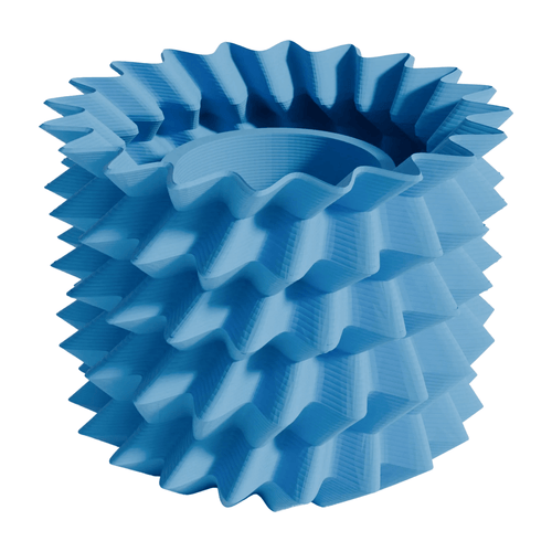 Amandola design vaas blauwe editie