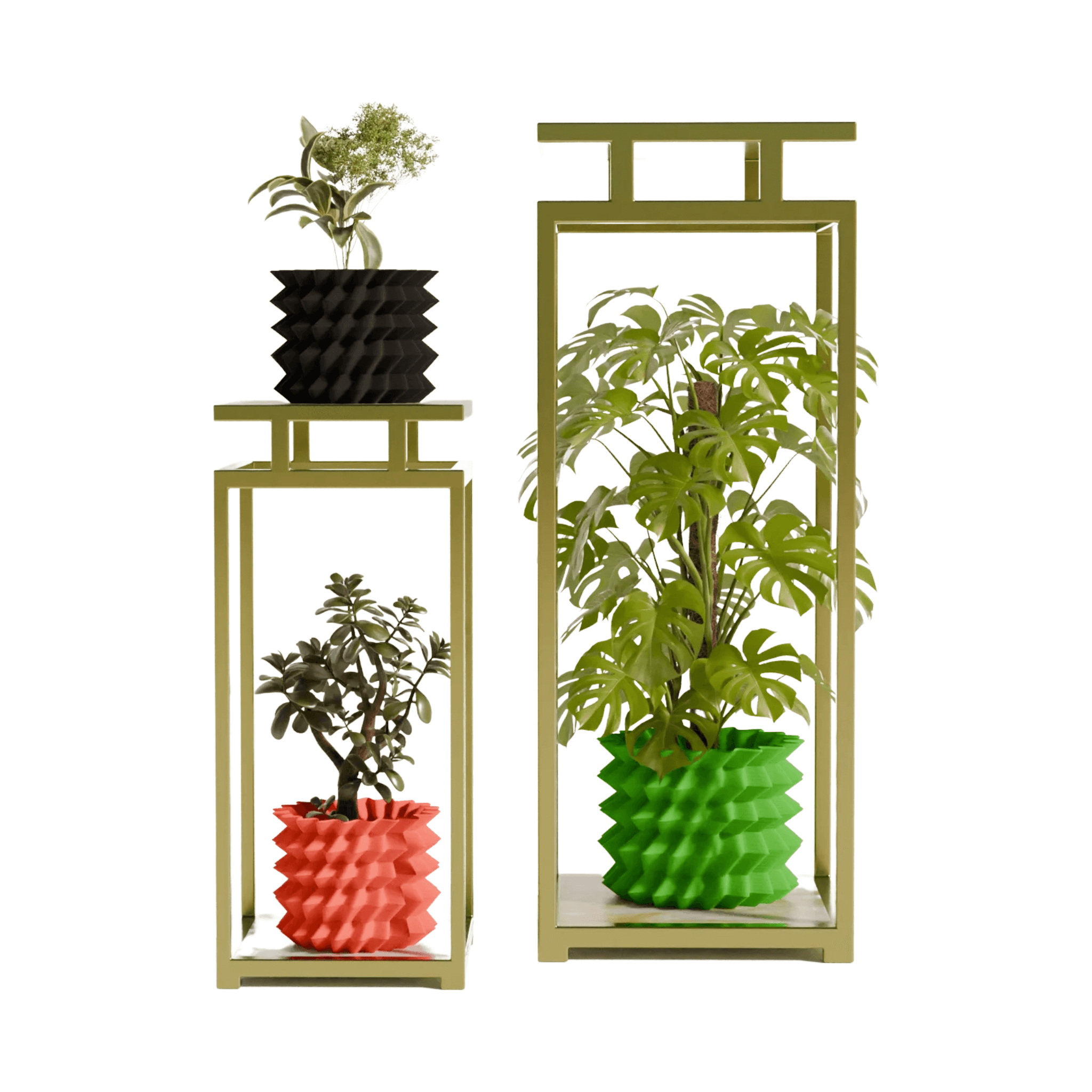Amandola design vaas zwarte editie