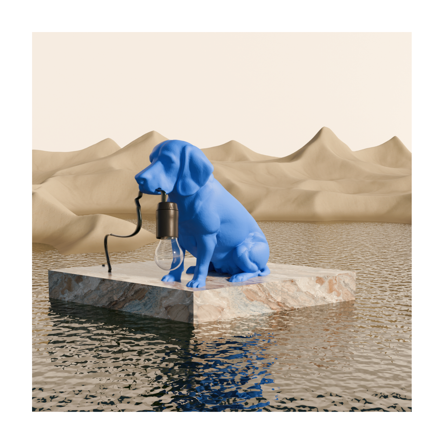 Beagle tafellamp