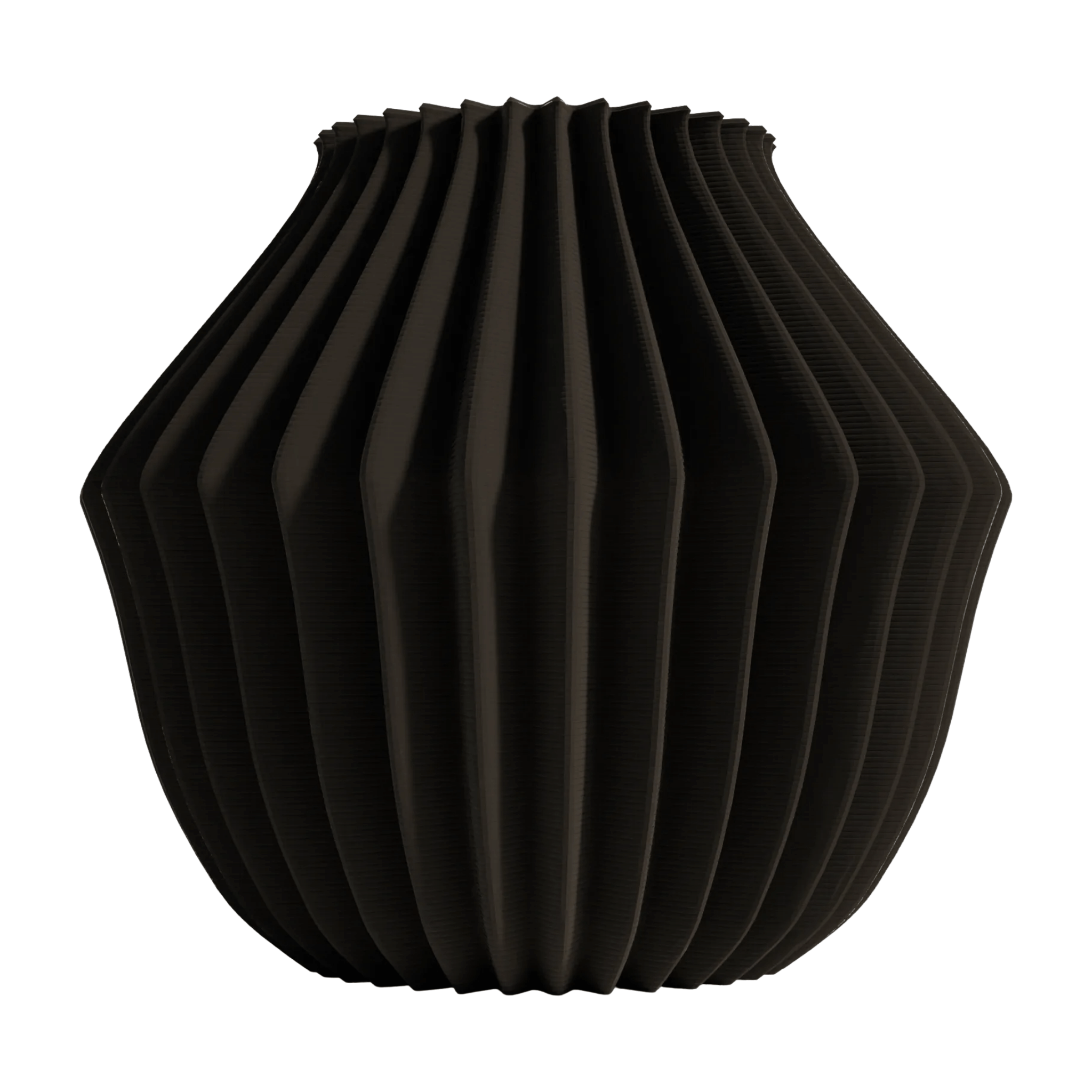 Belluno zwarte moderne design vaas