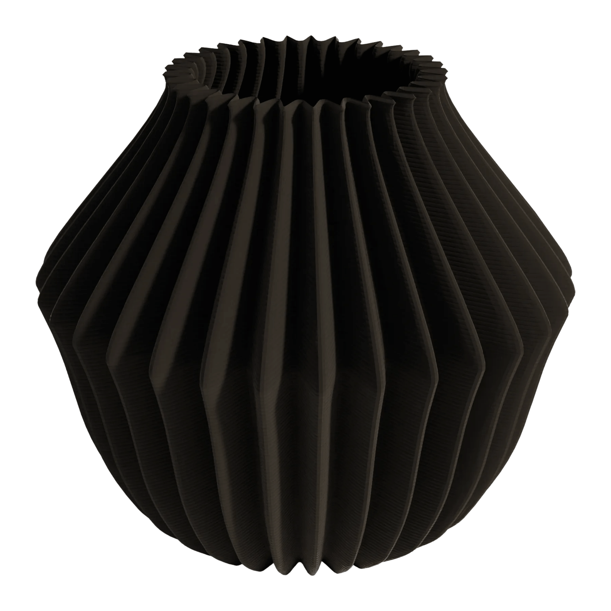 Belluno zwarte moderne design vaas