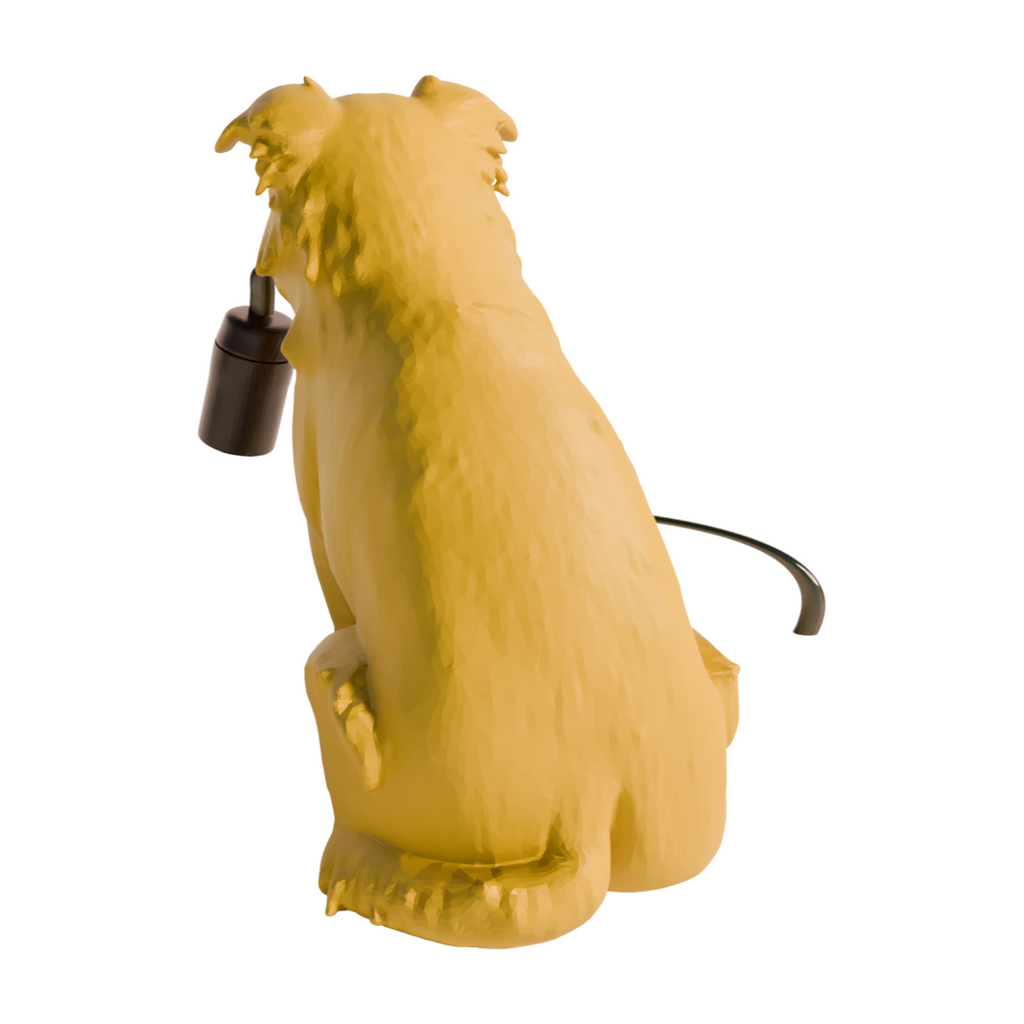Border Collie table lamp