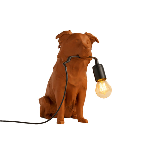Border Collie Tischlampe