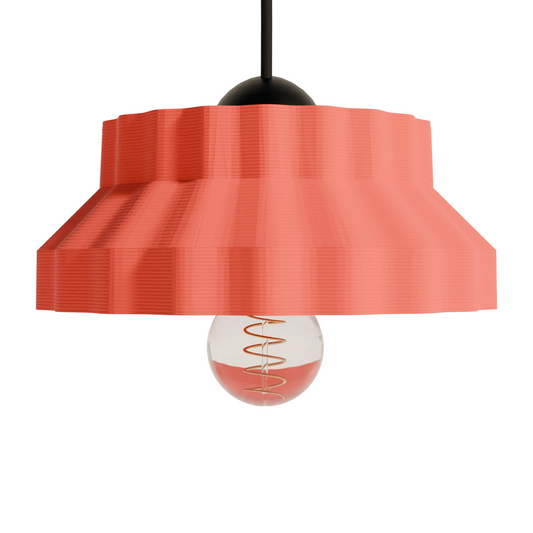 Lampada a sospensione di design Ferrara edizione rossa 