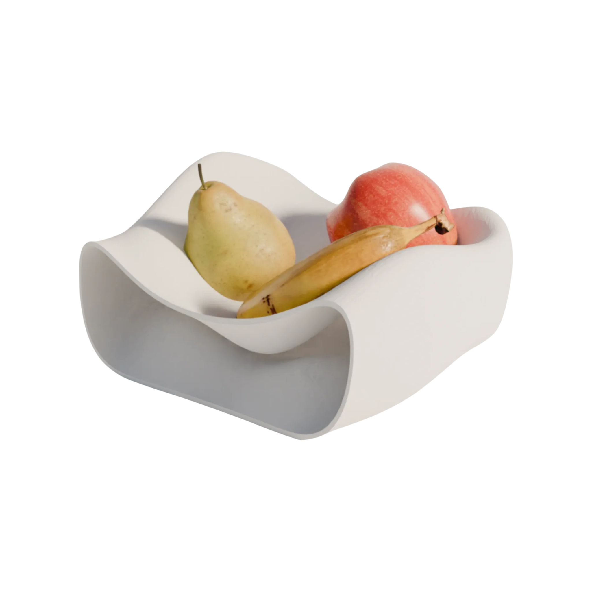 Fano modern design fruitschaal witte editie