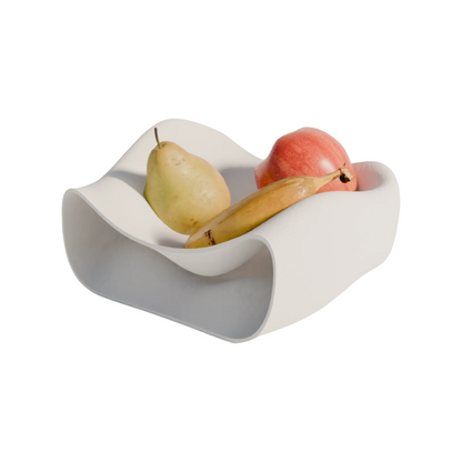 Fano modern design fruit bowl white edition