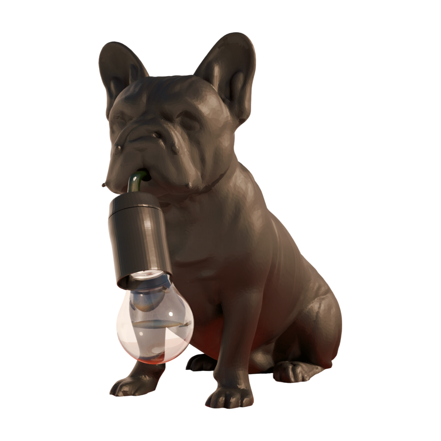 Franse Bulldog tafellamp