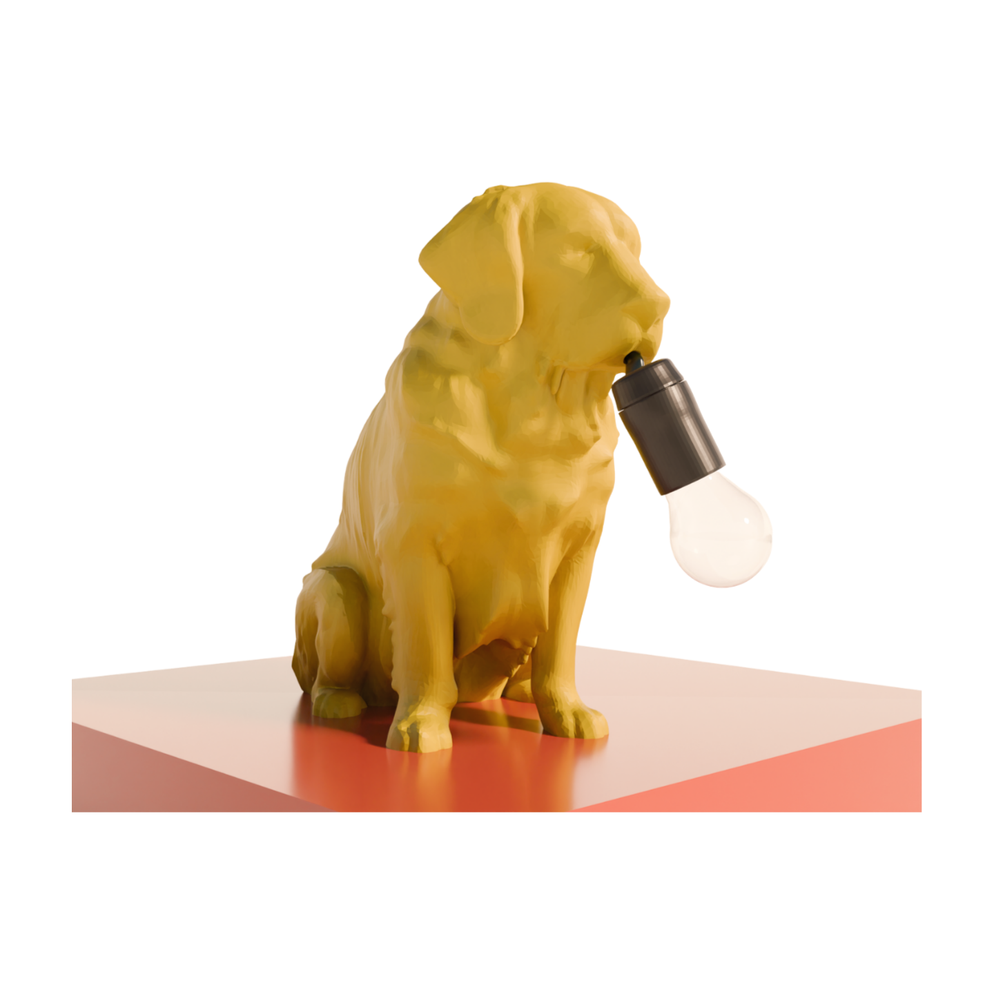 Golden Retriever tafellamp