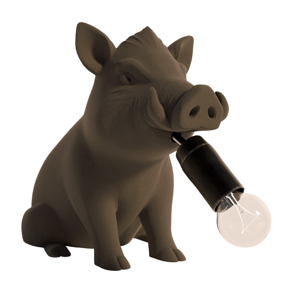Wild Boar Table Lamp