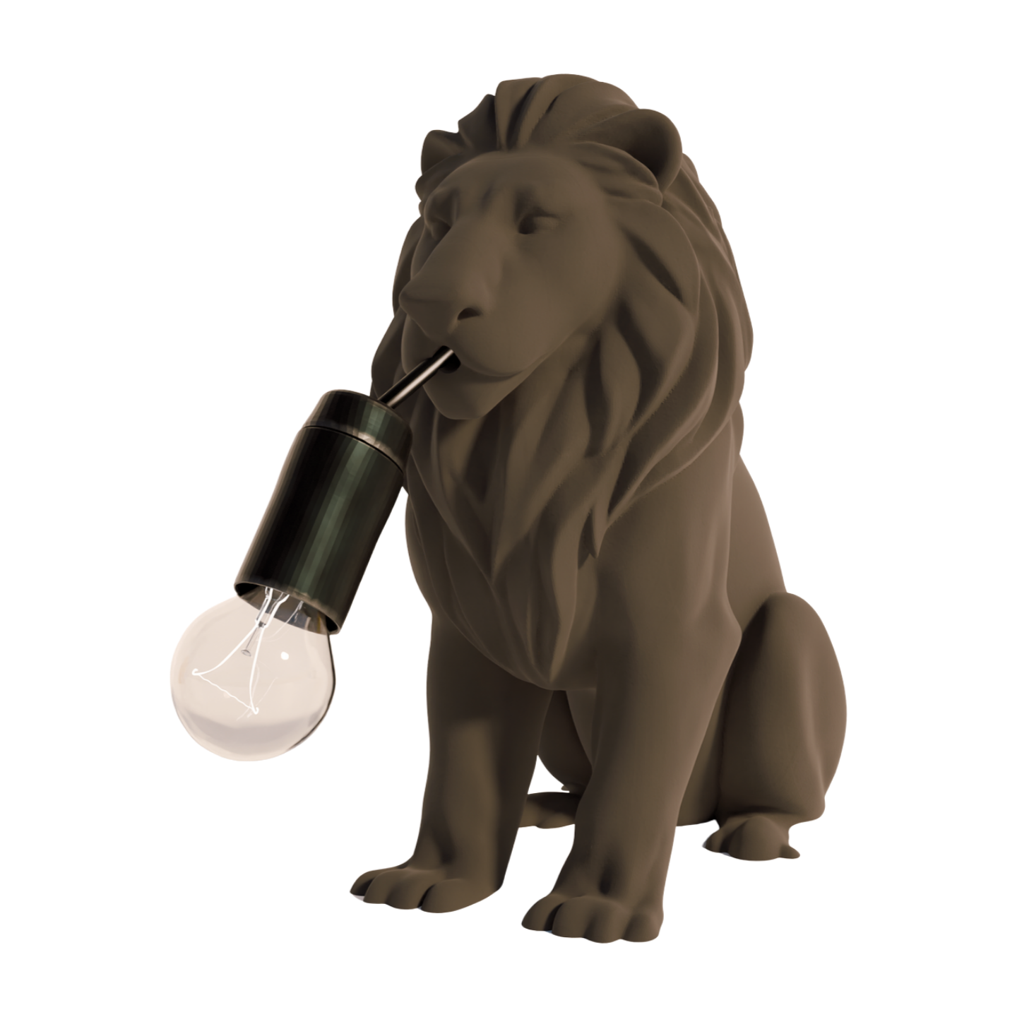 Lion Table Lamp