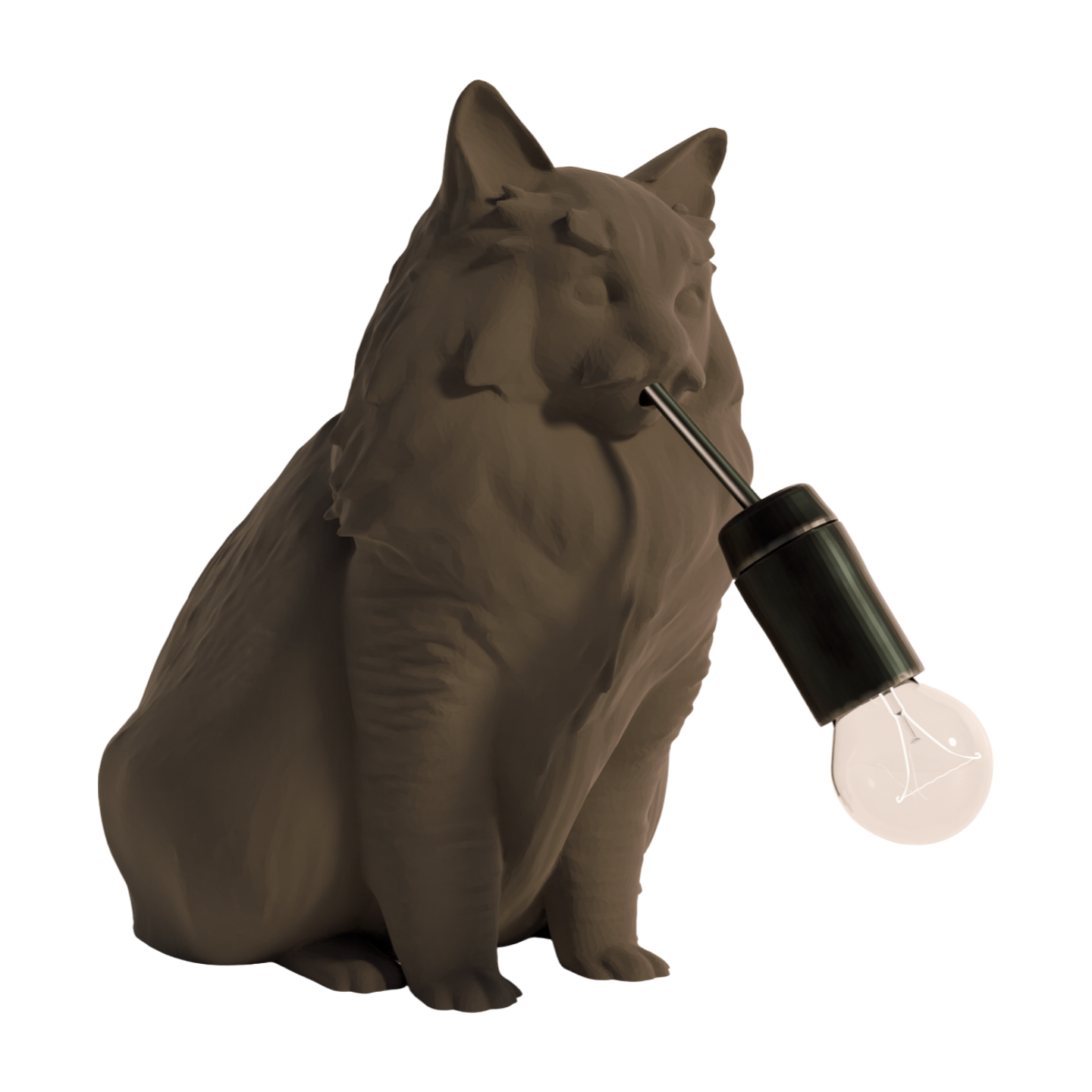 Norwegian Forest Cat Table Lamp
