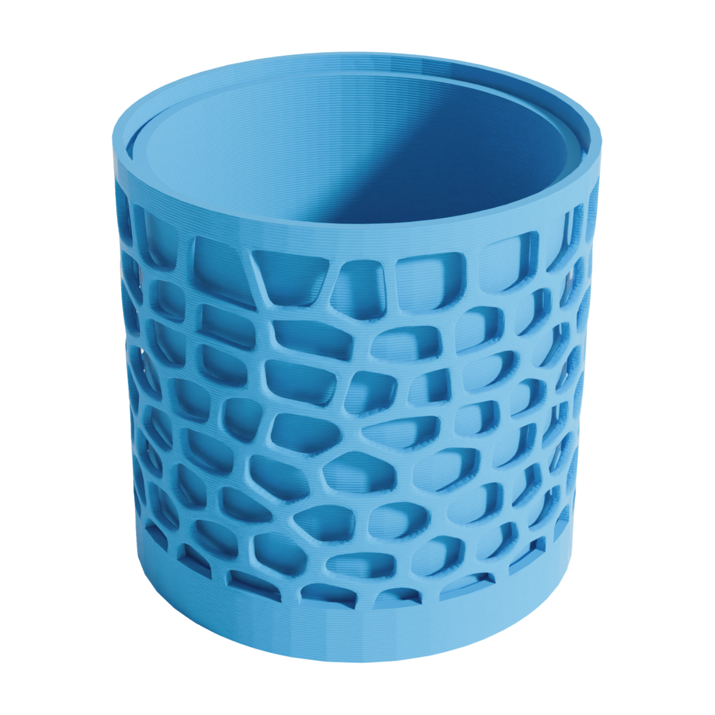 Bergamo design vase blue edition