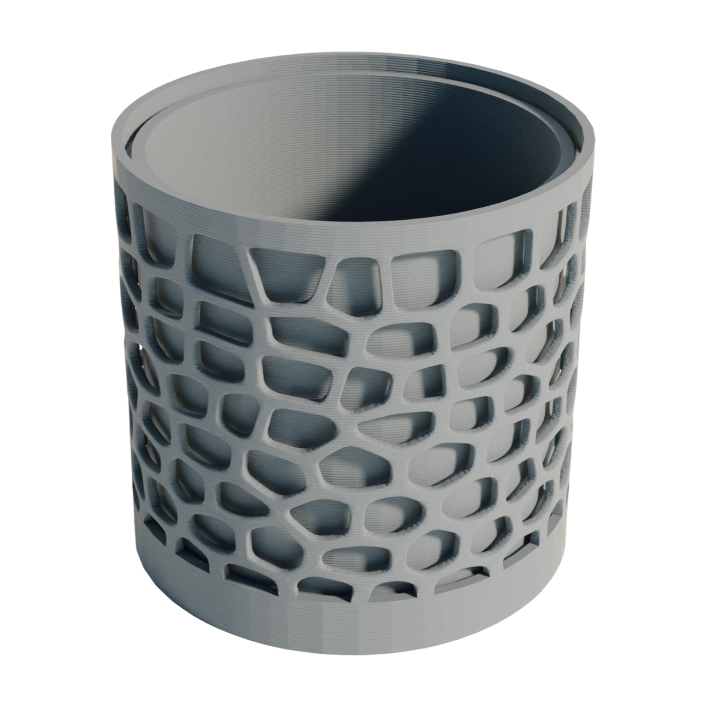 Bergamo design vase grey edition