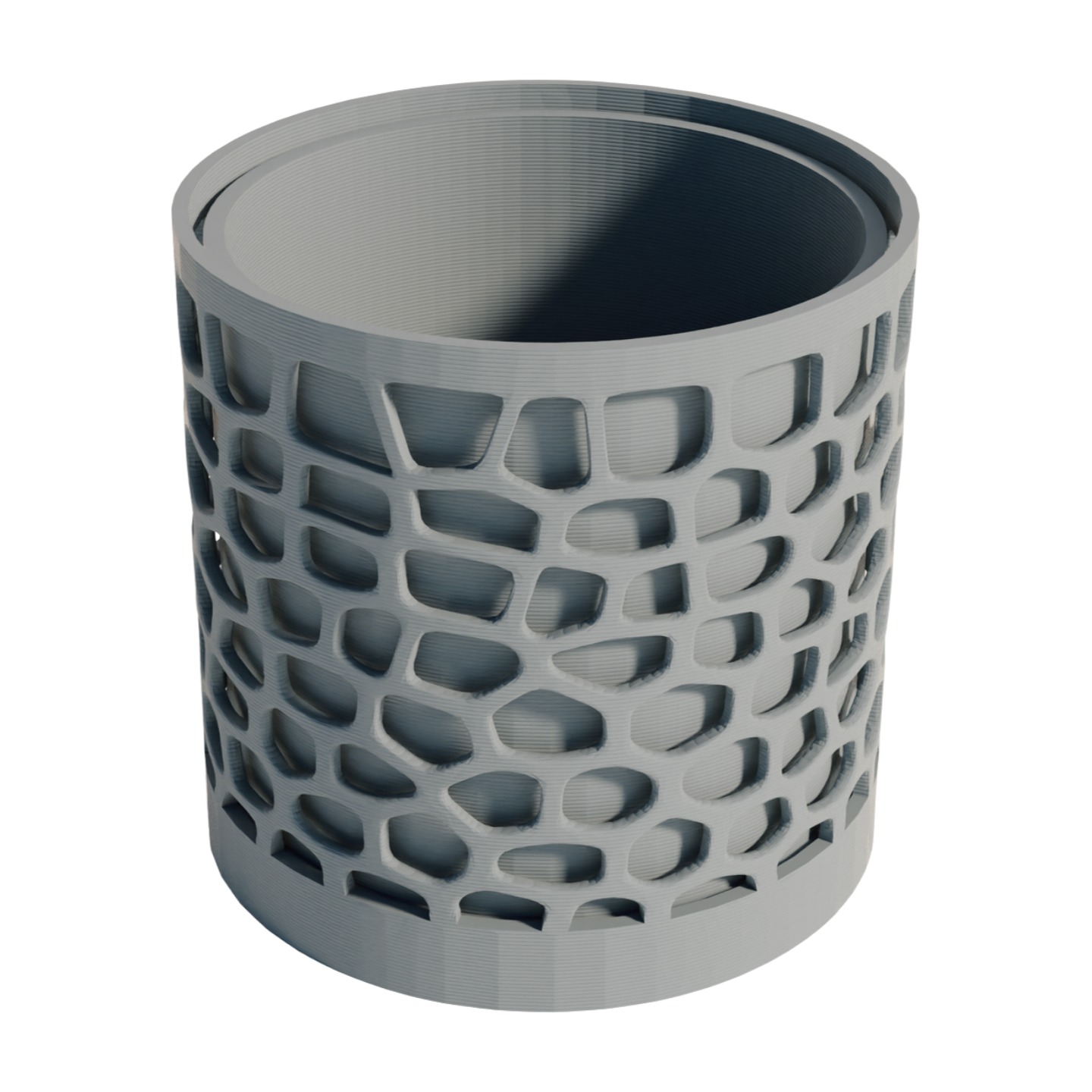 Vaso design Bergamo edizione grigia