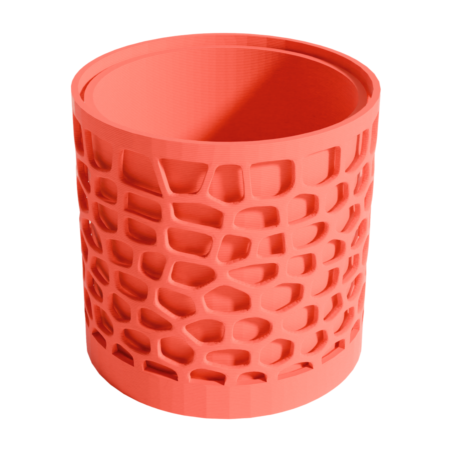 Bergamo design vase red edition