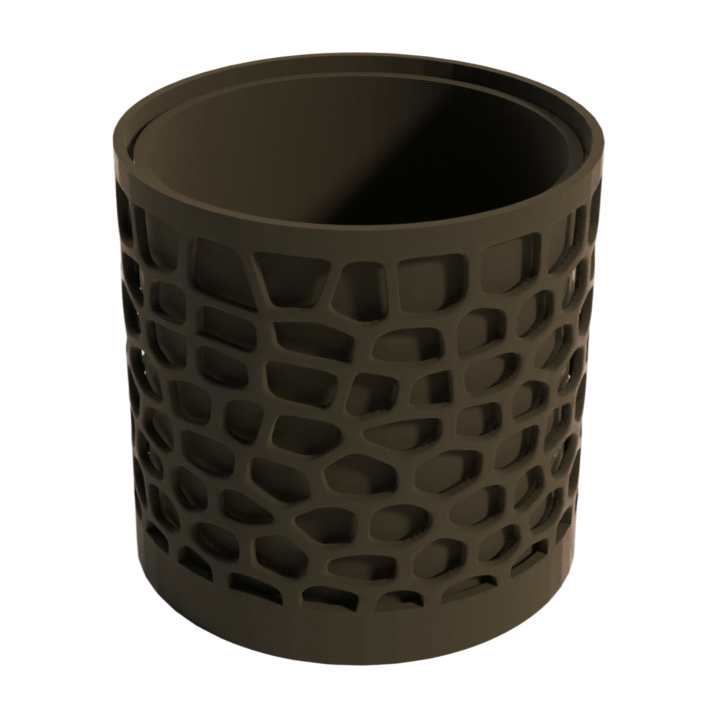 Bergamo design vase black edition