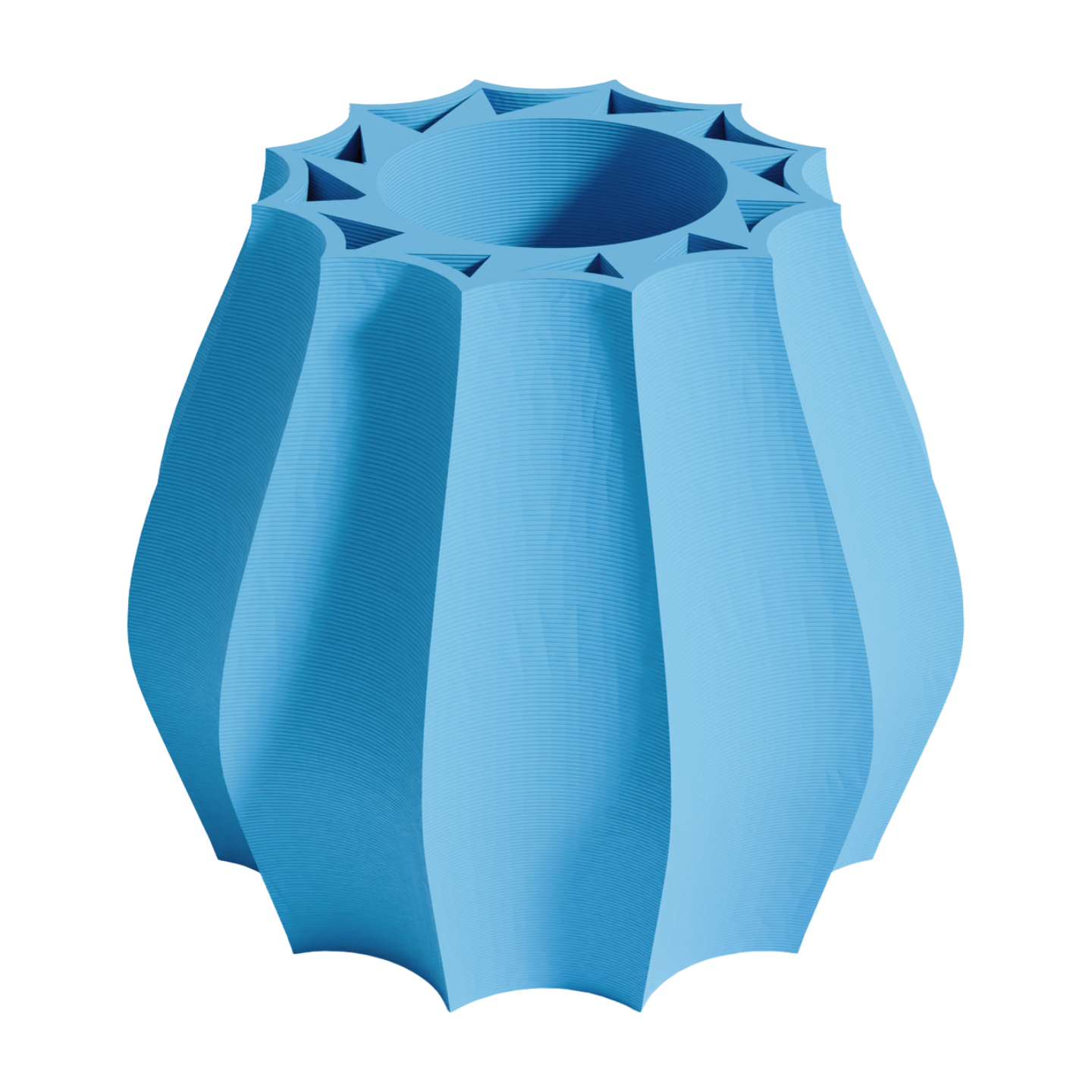 Manarola design vase blue edition