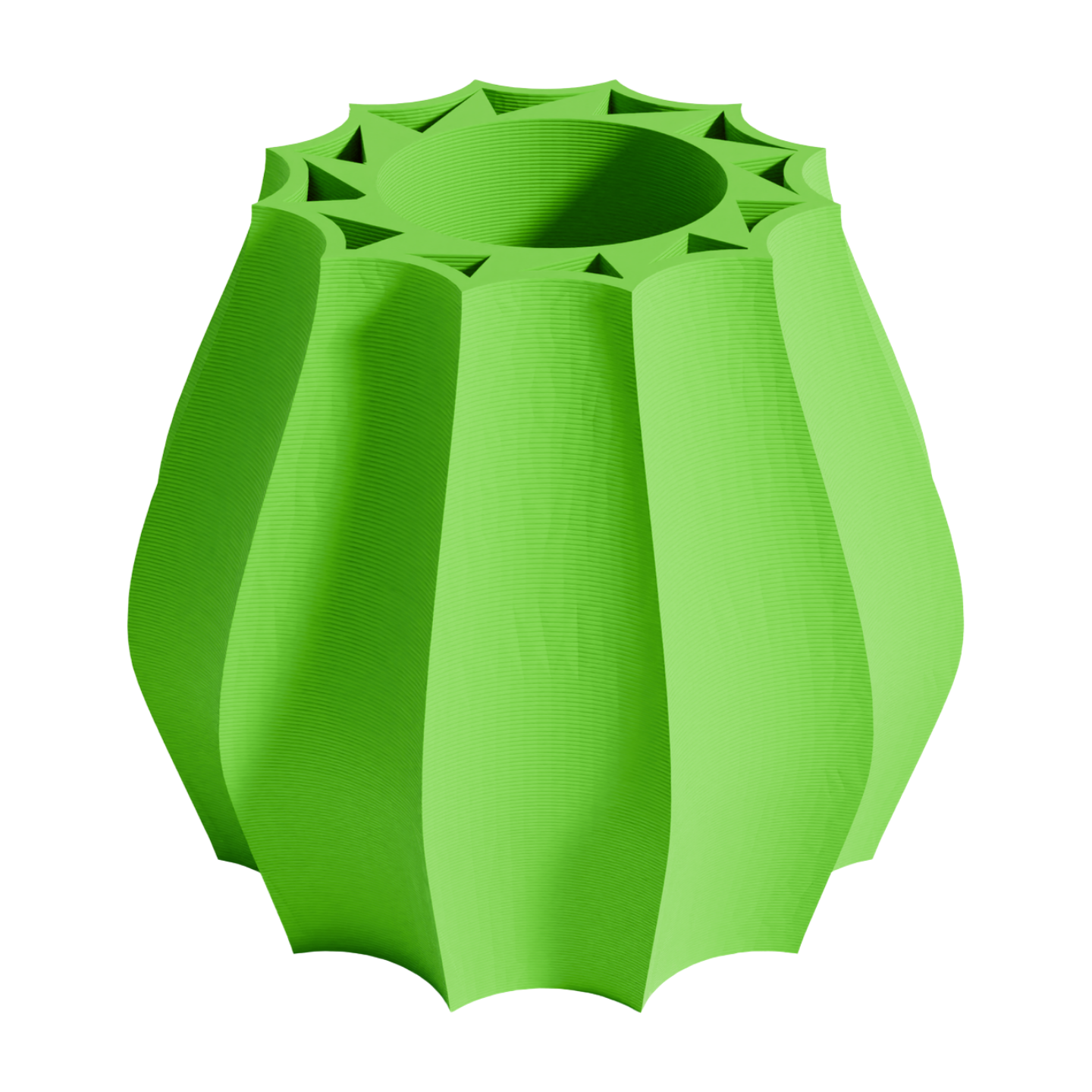 Manarola design vase green edition