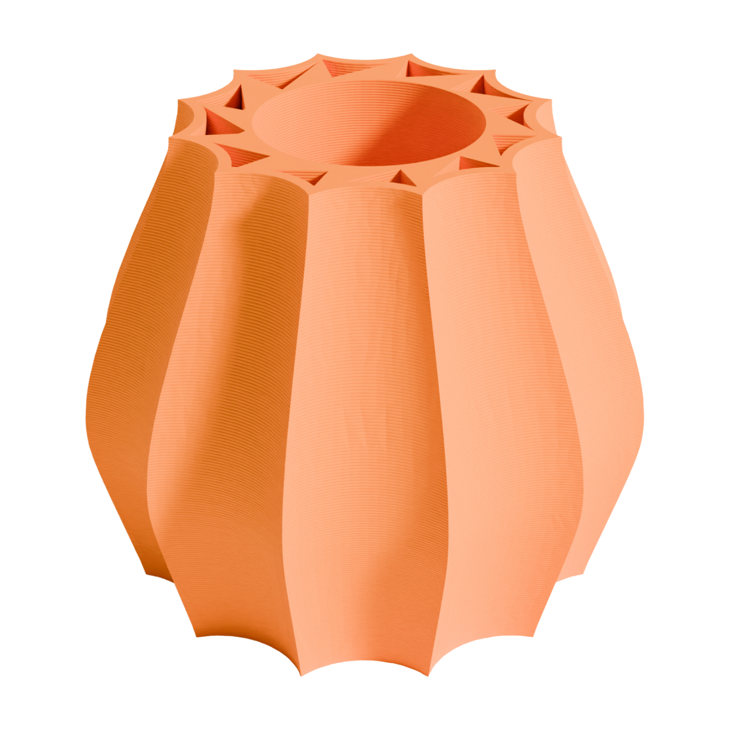 Manarola design vase orange edition