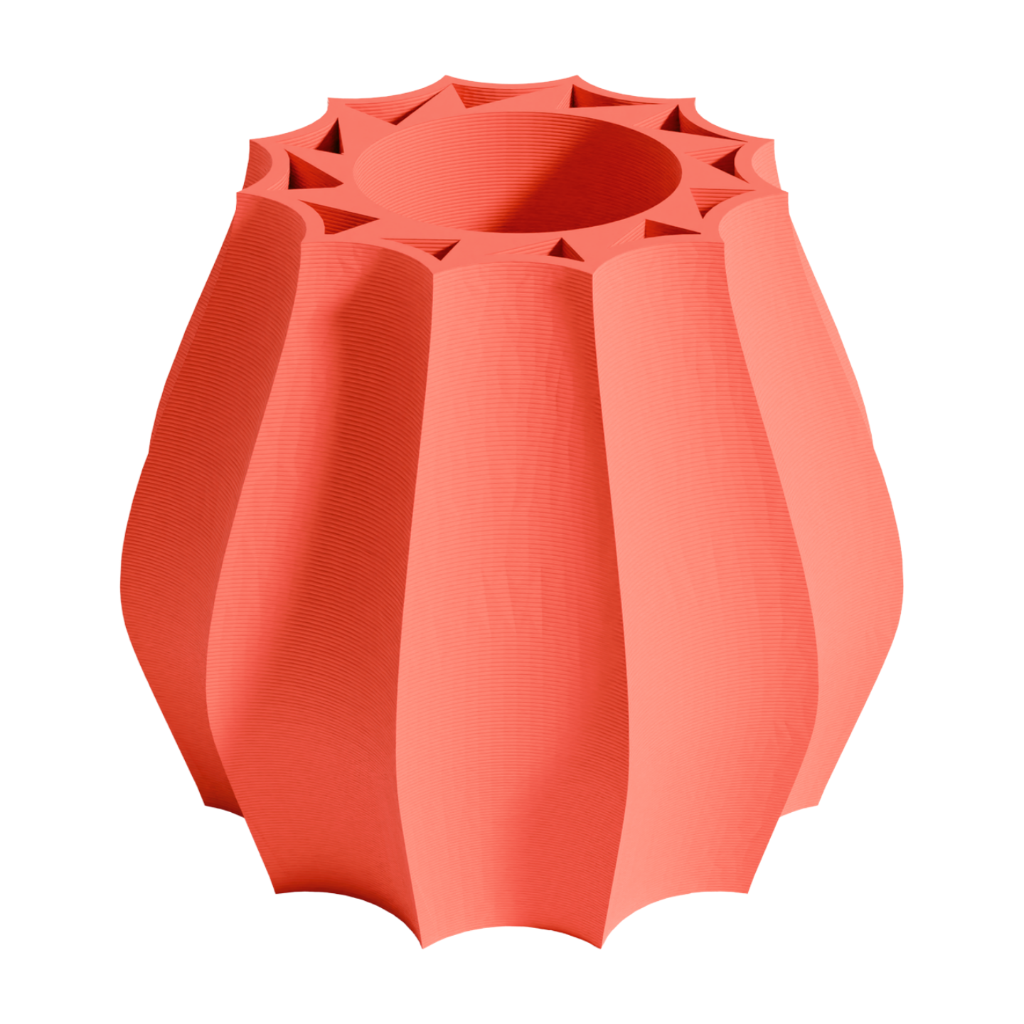 Manarola design vase red edition