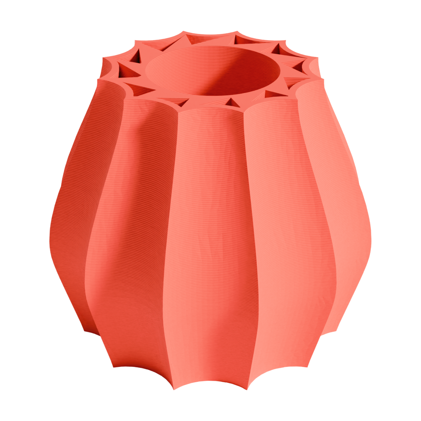 Vaso di design Manarola edizione rossa