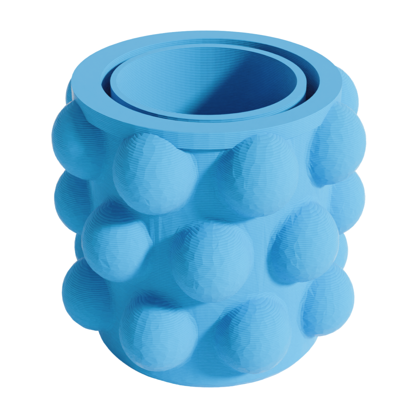 Vaso design Numana edizione blu