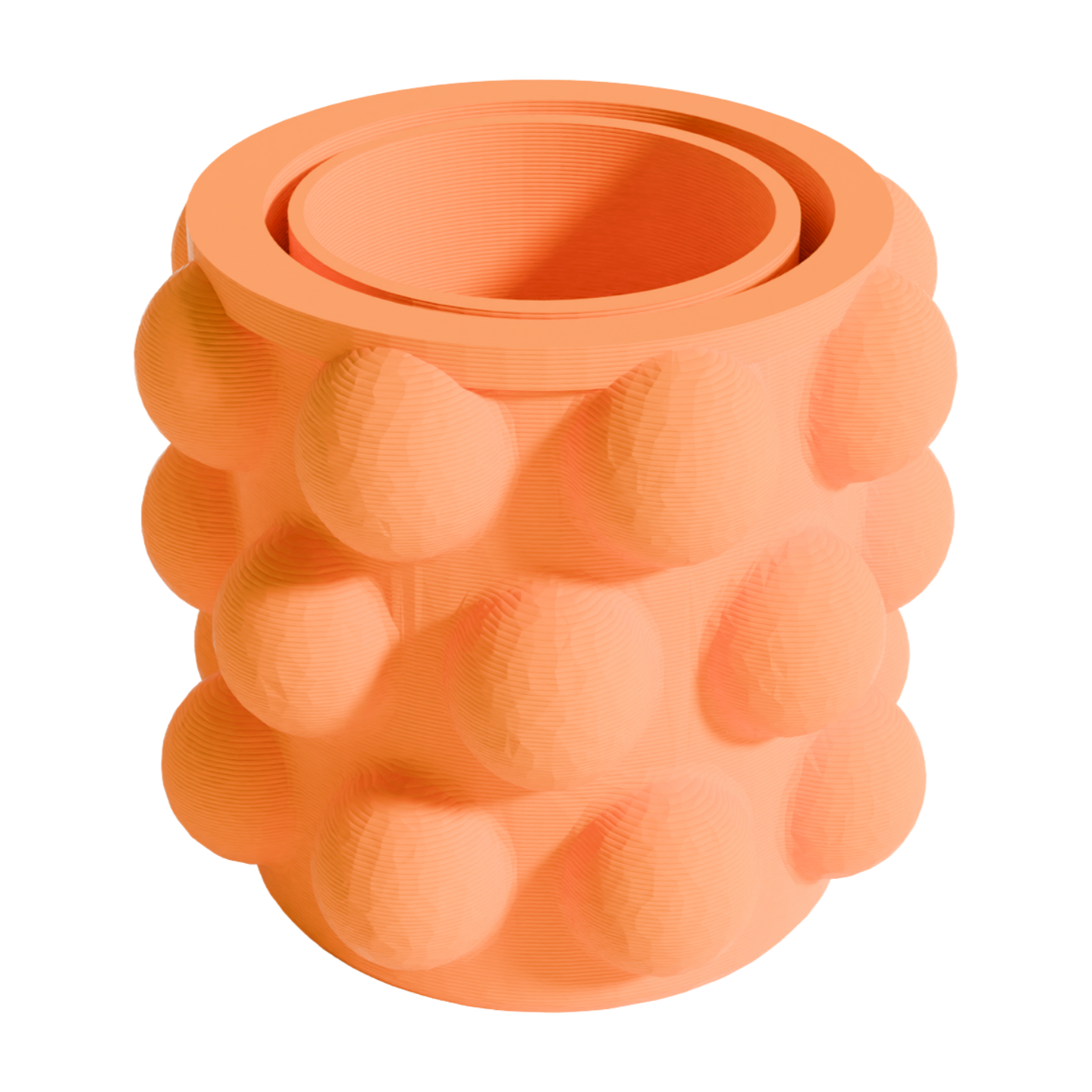 Vaso design Numana edizione arancione