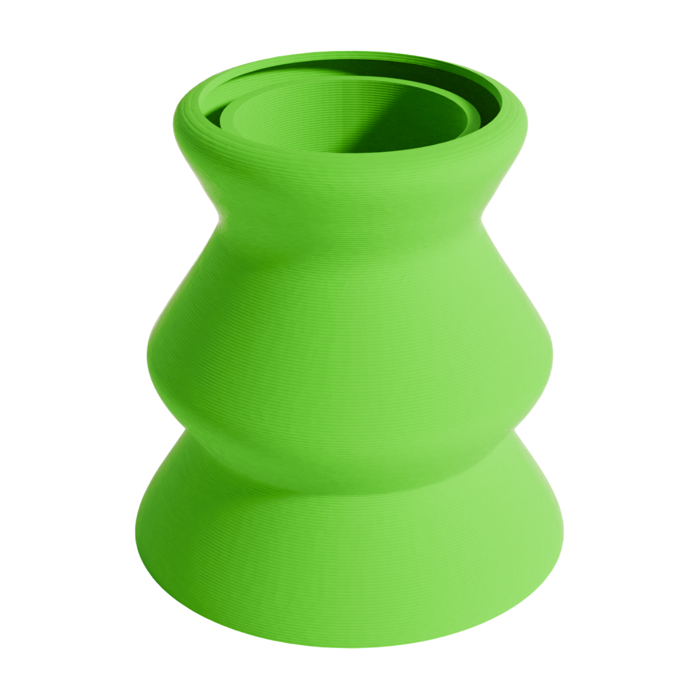 Trapani design vase green edition