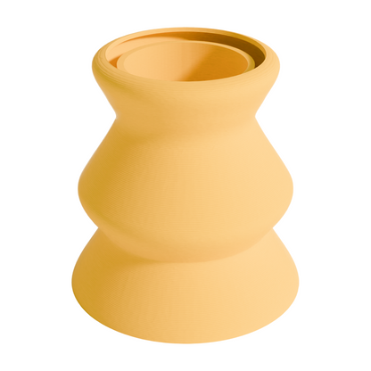 Trapani design vase yellow edition