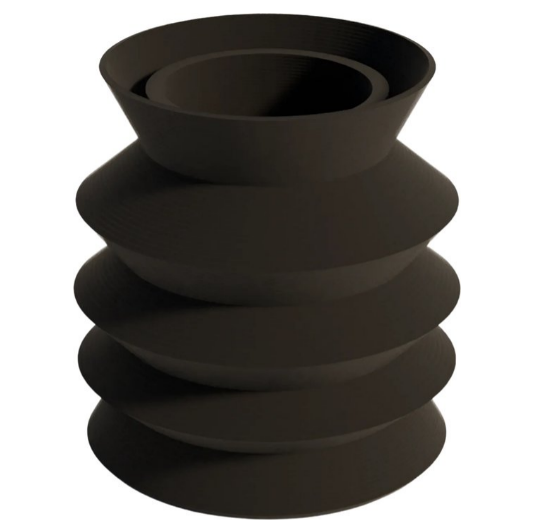 Brescia design vase black edition