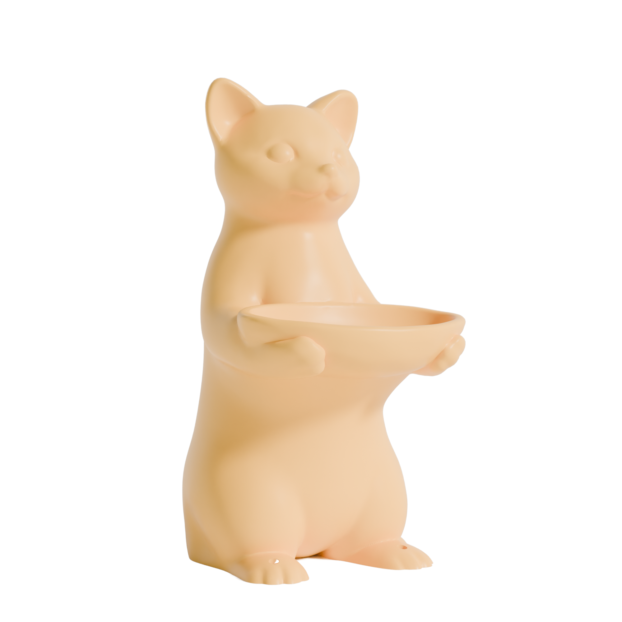Fiastra Cat Key Holder - Yellow - cat geel studio 1
