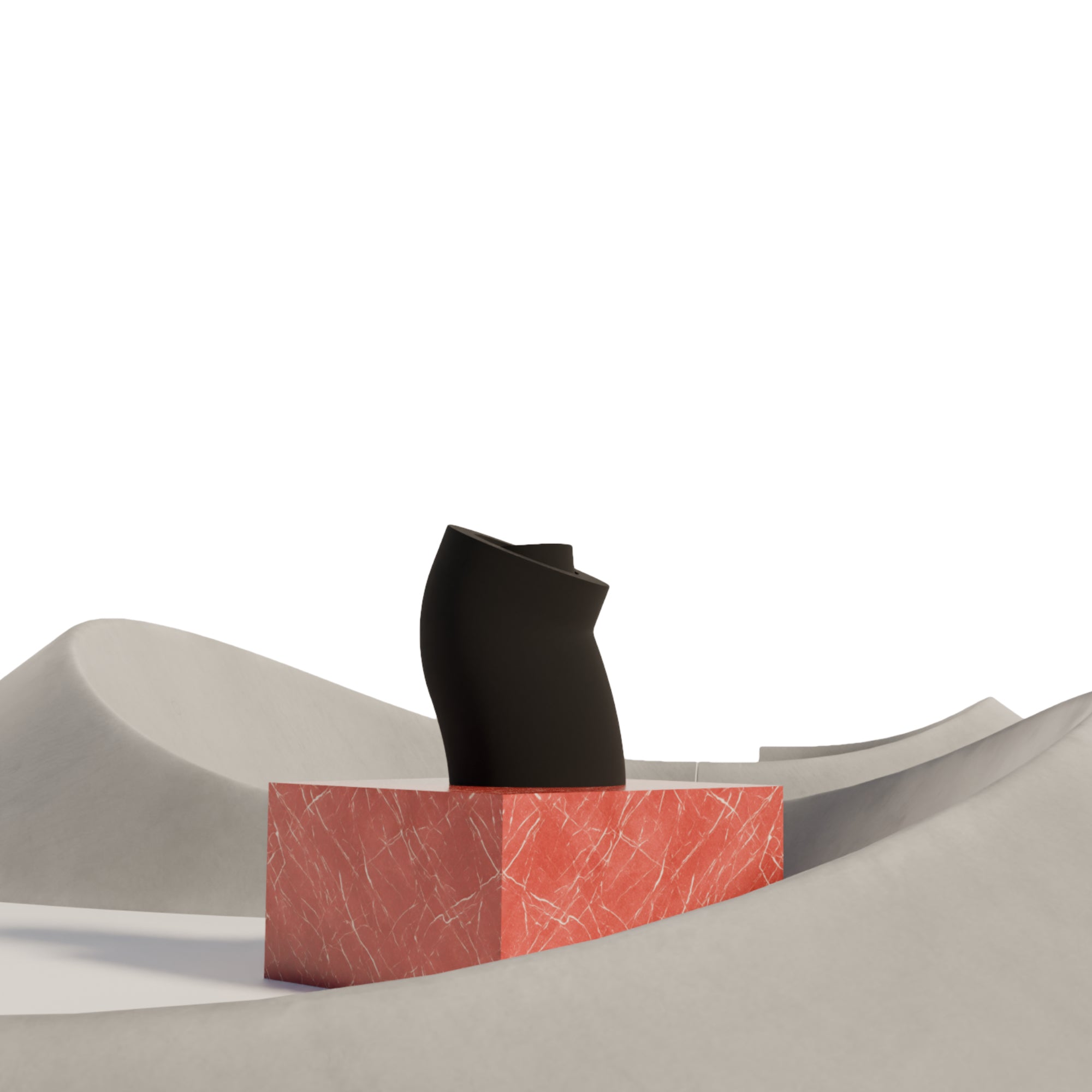 Curva Sculptural Vase