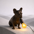Franse Bulldog tafellamp
