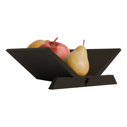 Merano design fruit bowl black edition