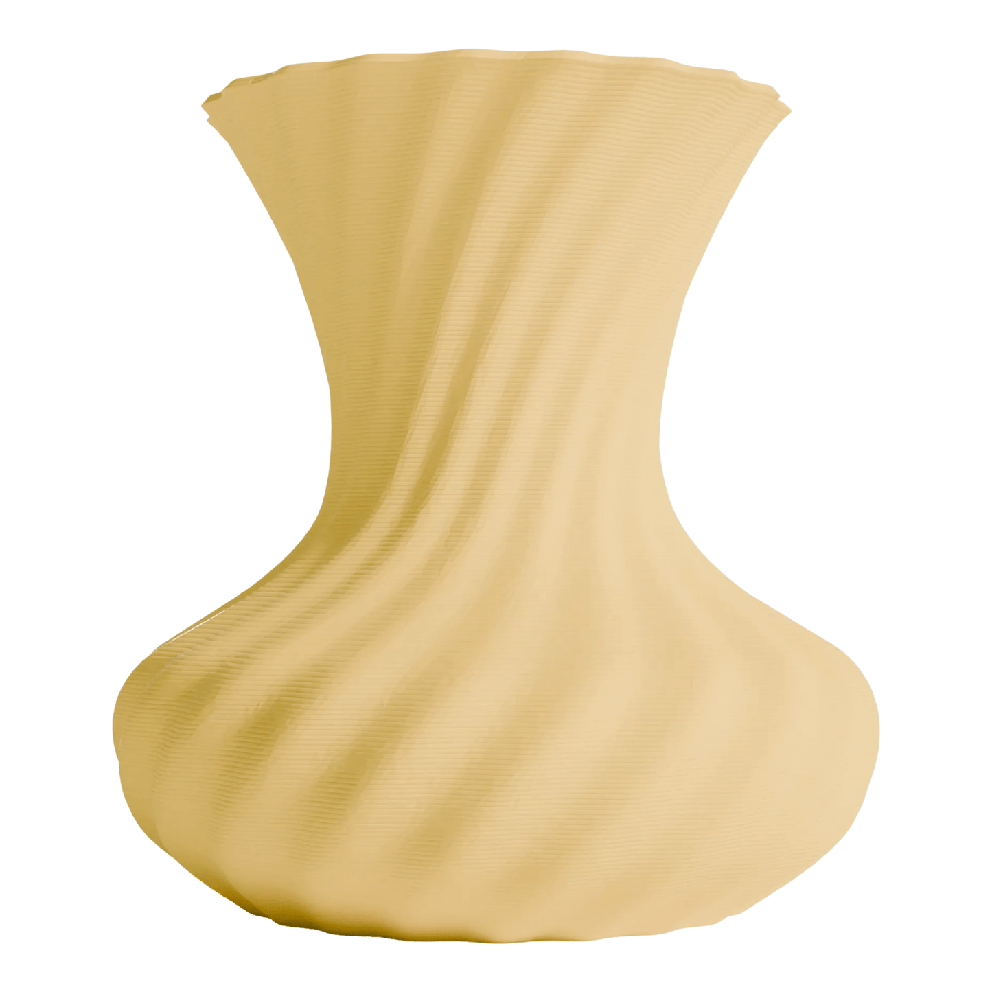 Molise design vase yellow edition