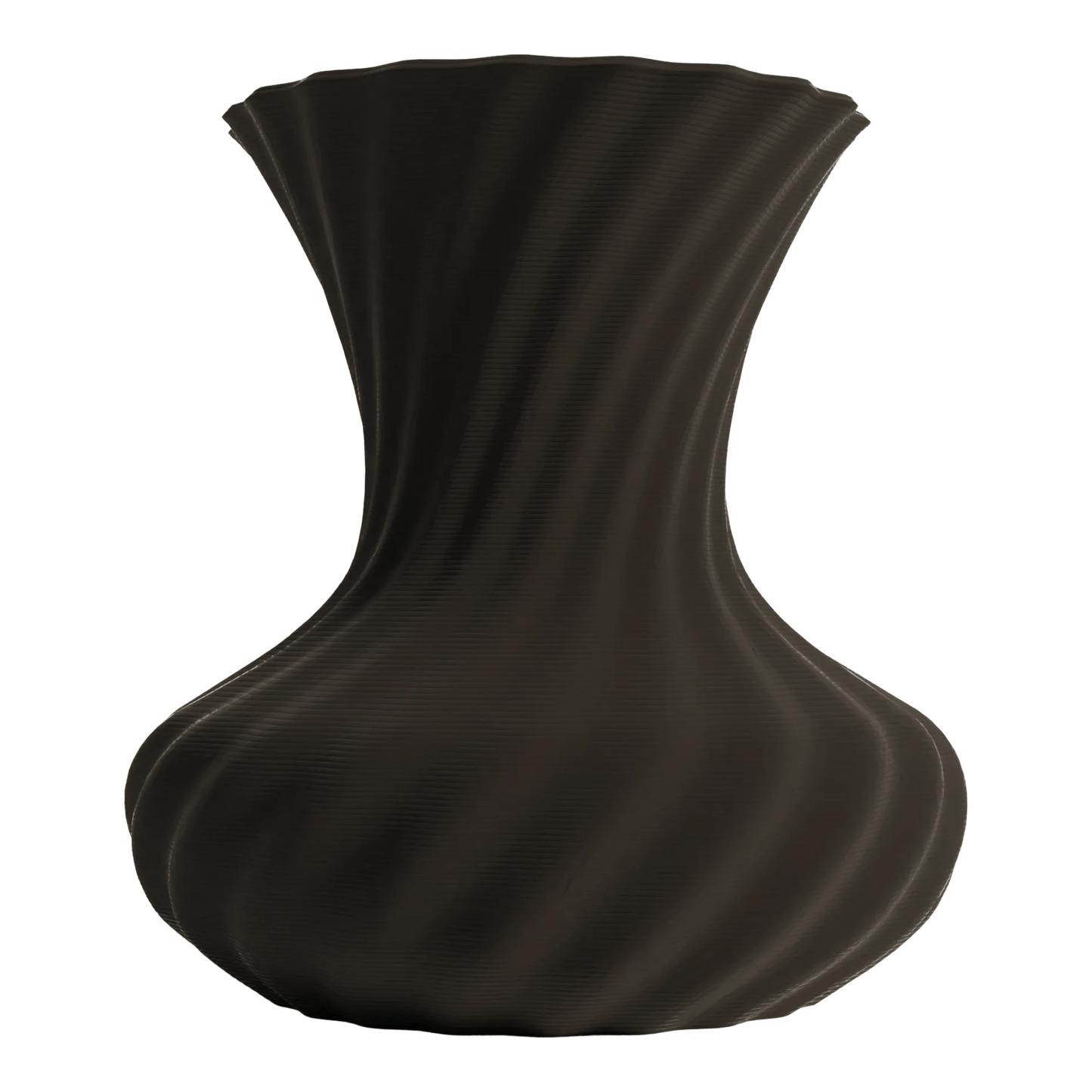 Molise design vase black edition