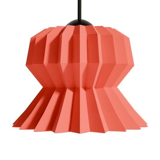 Lampada a sospensione design Ostia edizione rossa 