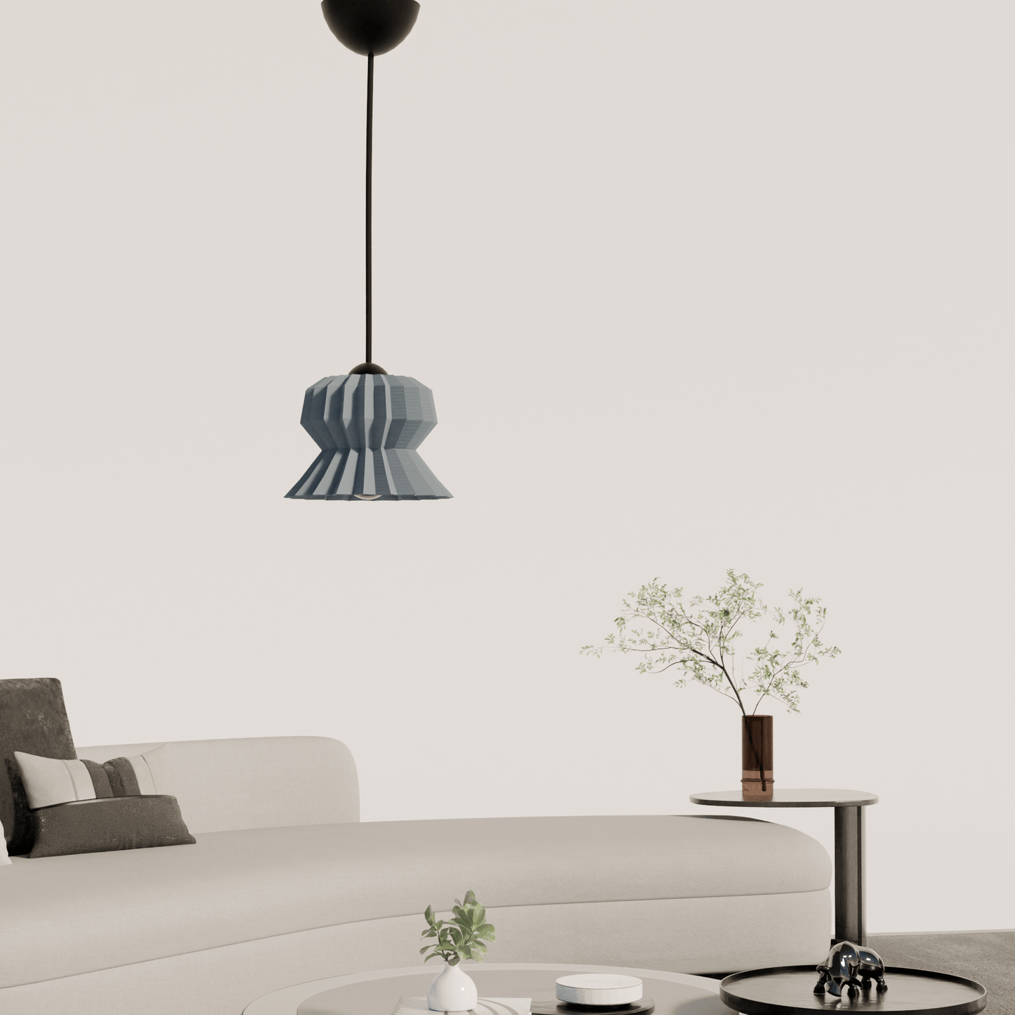 Ostia design pendant lamp grey edition